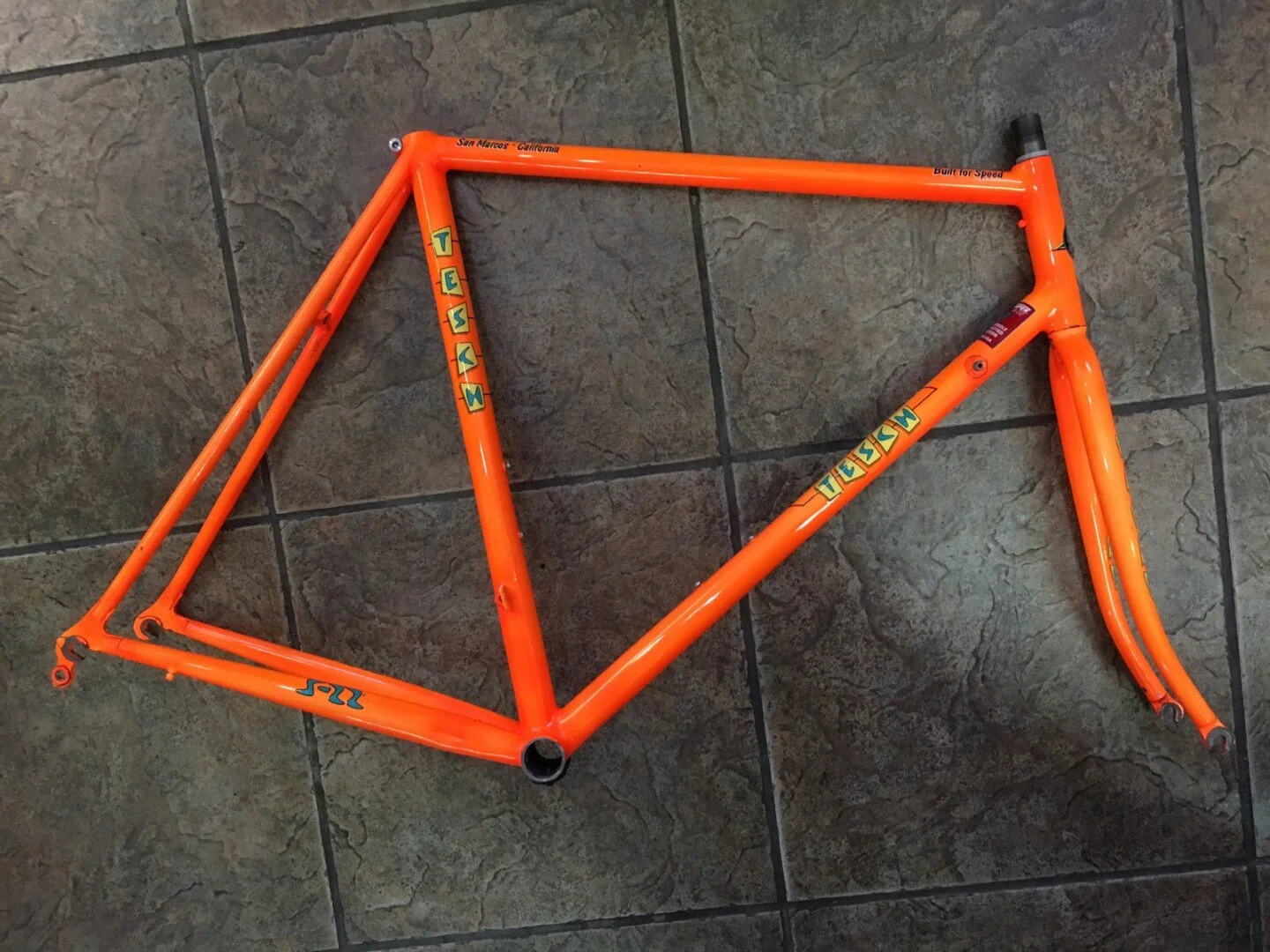 RESTORATION 1989 Tesch S 22 TI CYCLES FABRICATION